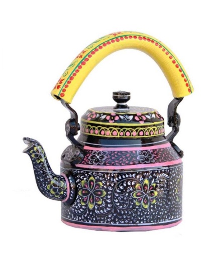 Handcrafted Kettle Set With 1 Trey & 6 Glass | Save 33% - Rajasthan Living 3