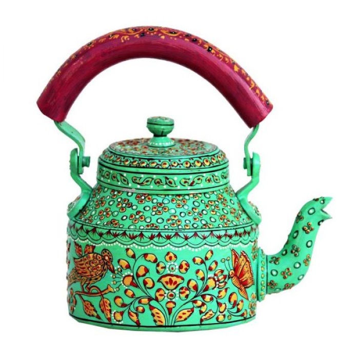 Kettle Set handcrafted With 6 Glasses & 1 Trey | Save 33% - Rajasthan Living 6