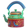 Handpainted Kettle Set 5072-T With 4 Glass & 1 Cart/Thela | Save 33% - Rajasthan Living 12