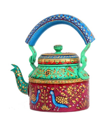 Kettle Set handcrafted With 6 Glass & 1 Trey | Save 33% - Rajasthan Living 3
