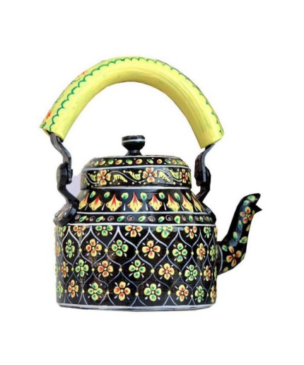 Kettle Set handpainted With 6 Glass & 1 Trey | Save 33% - Rajasthan Living 3