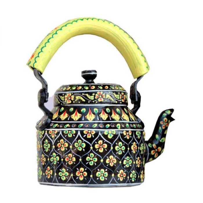 Kettle Set handpainted With 6 Glass & 1 Trey | Save 33% - Rajasthan Living 7