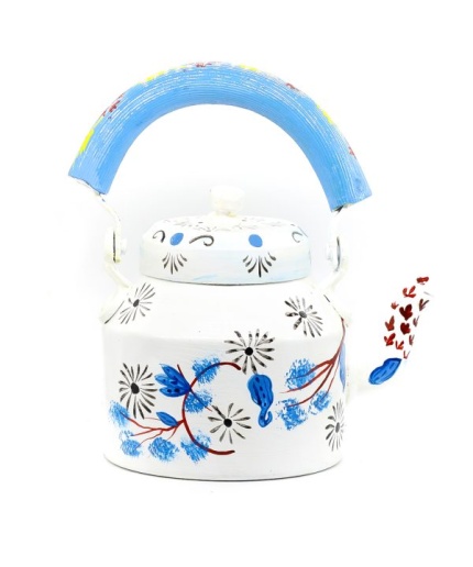 Kettle handpainted Set With 6 Glass & 1 Trey | Save 33% - Rajasthan Living 3