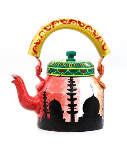Handcrafted Kettle Set With 6 Glass & Trey | Save 33% - Rajasthan Living 3