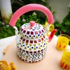 Handmade Mosaic Work Kettle | Save 33% - Rajasthan Living 12