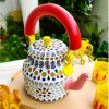 Handmade Mosaic Work Kettle | Save 33% - Rajasthan Living 10