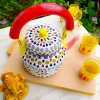 Handmade Mosaic Work Kettle | Save 33% - Rajasthan Living 11