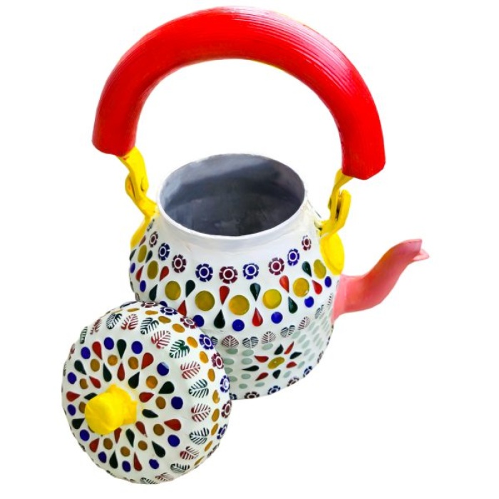 Handmade Mosaic Work Kettle | Save 33% - Rajasthan Living 8