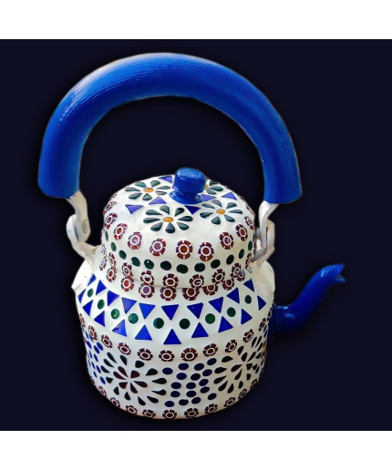 Handmade Mosaic Work Kettle | Save 33% - Rajasthan Living