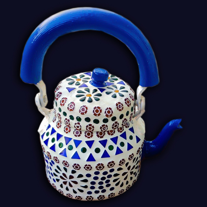 Handmade Mosaic Work Kettle | Save 33% - Rajasthan Living 5