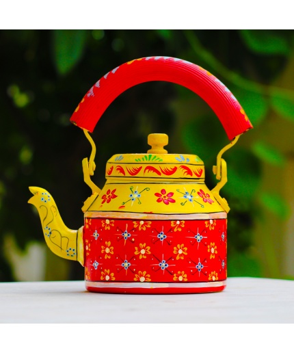 Handpainted Kettle 5141 Multicolor | Save 33% - Rajasthan Living