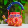 Handpainted Kettle 5145 Multicolor | Save 33% - Rajasthan Living 9