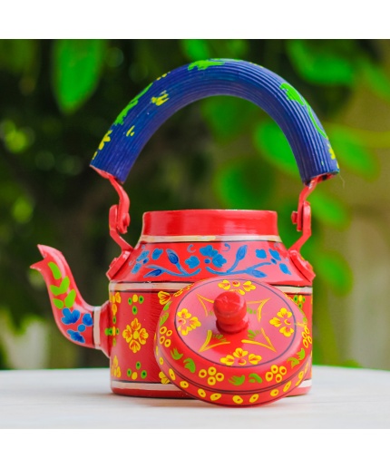 Handpainted Kettle 5145 Multicolor | Save 33% - Rajasthan Living
