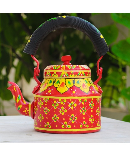 Handpainted Kettle 5147 Multicolor | Save 33% - Rajasthan Living