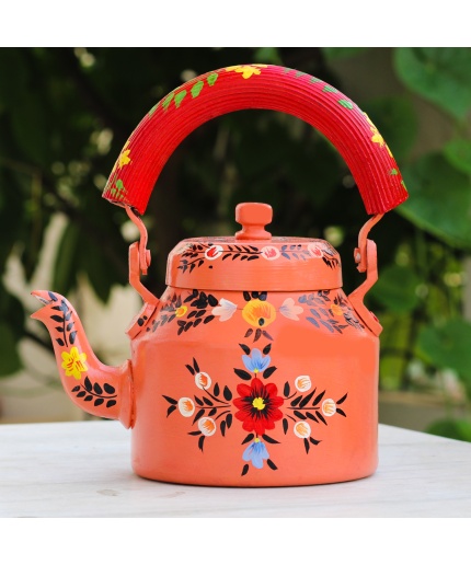 Handpainted Kettle 5152 Multicolor | Save 33% - Rajasthan Living 5