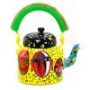 Handpainted Kettle Set 5152-T With 4 Glass & 1 Cart/Thela | Save 33% - Rajasthan Living 14