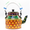 Handpainted Kettle Set With 6 Glass & Trey | Save 33% - Rajasthan Living 10