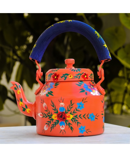Handpainted Kettle 5155 Multicolor | Save 33% - Rajasthan Living