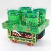 Handpainted Kettle Set 5156-T With 4 Glass & 1 Cart/Thela | Save 33% - Rajasthan Living 10