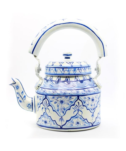 Handcrafted Kettle Set With 6 Glass & 1 Trey | Save 33% - Rajasthan Living 3