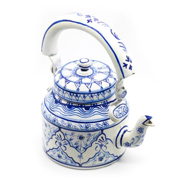 Handcrafted Kettle Set With 6 Glass & 1 Trey | Save 33% - Rajasthan Living 8