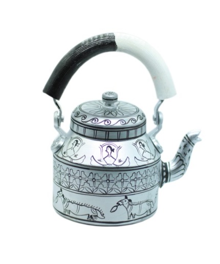 Handpainted Kettle Set With 6 Glass & 1 Trey | Save 33% - Rajasthan Living 3