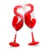 iHandikart Valentine Wine Glasses (Set of 2 Glass) for Gift Anniversary | Date Night |Besties |BFF| Bridesmaids | Weddings | Parties. 30009 | Save 33% - Rajasthan Living 11