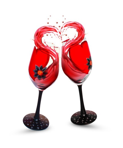 iHandikart Valentine Wine Glasses (Set of 2 Glass) for Gift Anniversary | Date Night |Besties |BFF| Bridesmaids | Weddings | Parties. 30010 | Save 33% - Rajasthan Living 3