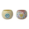 Mosaic Tealight stand of Glass Matericl from iHandikart Handicraft (Pack of 2) Mosaic Finish (IHK9003) Multicolour? | Save 33% - Rajasthan Living 11