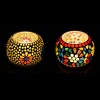 Tealight Stand (Glass) Mosaic Work Glass From iHandikart Handicrafts (Set of 2) Mosaic Finish, IHK-9006 | Save 33% - Rajasthan Living 9
