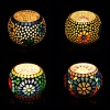 Tealight Stand (Glass) Mosaic Work Glass From iHandikart Handicrafts (Set of 5) Mosaic Finish, IHK-9012 | Save 33% - Rajasthan Living 10
