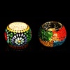 Tealight Holder of Glass with Mosaic Work iHandikart Handicraft (Set of 2)Mosaic Finish (IHK-9072) | Save 33% - Rajasthan Living 9