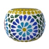 Mosaic Tealight stand of Glass Matericl from iHandikart Handicraft (Pack of 2) Mosaic Finish (IHK9049) Multicolour? | Save 33% - Rajasthan Living 13