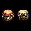 Mosaic Tealight Holder IHK9087 (Set of 2)Mosaic Finish | Save 33% - Rajasthan Living 9