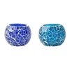 Mosaic Tealight Holder IHK9089 (Pack of 2) Crackle Finish | Save 33% - Rajasthan Living 10