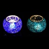 Mosaic Tealight Holder IHK9089 (Pack of 2) Crackle Finish | Save 33% - Rajasthan Living 9