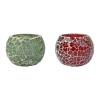 Mosaic Tealight Holder IHK9096 (Pack of 2) Crackle Finish | Save 33% - Rajasthan Living 10