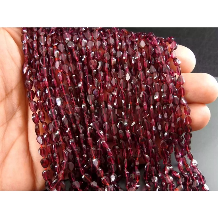 Rhodolite Garnet Faceted Kite Shape Bead,Marquise,Fancy Cut,Loose Stone,Wholesaler,Supplies,Handmade 13Inch 4X5MM Approx,100%Natural PME-B6 | Save 33% - Rajasthan Living 7
