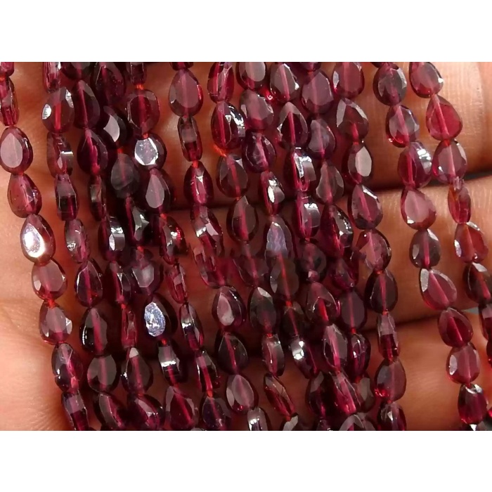 Rhodolite Garnet Faceted Kite Shape Bead,Marquise,Fancy Cut,Loose Stone,Wholesaler,Supplies,Handmade 13Inch 4X5MM Approx,100%Natural PME-B6 | Save 33% - Rajasthan Living 9