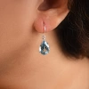 Blue Topaz Earrings, Drop Blue Topaz Earrings, Natural Gemstone, Sterling Silver, December Birthstone, Statement Earrings, Gift | Save 33% - Rajasthan Living 9