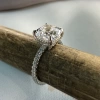 5 Carat Cushion Created Diamond 925 Sterling Silver Engagement Wedding Ring – Diamond Ring | Save 33% - Rajasthan Living 13