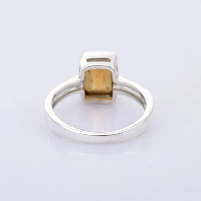 Citrine Statement Ring | 925 Sterling Silver | Bezel Setting | Gemstone Ring | Birthstone Ring | Solitaire Ring | Valentine Gift | Save 33% - Rajasthan Living 8