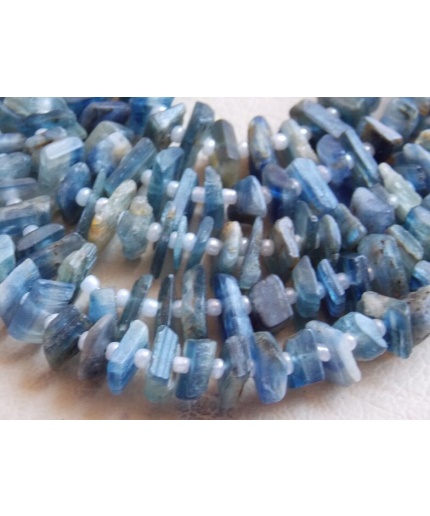 Natural Blue Kyanite Rough Beads,Anklets,Uncut,Nuggets,Chip 12Inchs Strand 10X5To6X5MM Approx,Wholesale Price,New Arrival RB7 | Save 33% - Rajasthan Living
