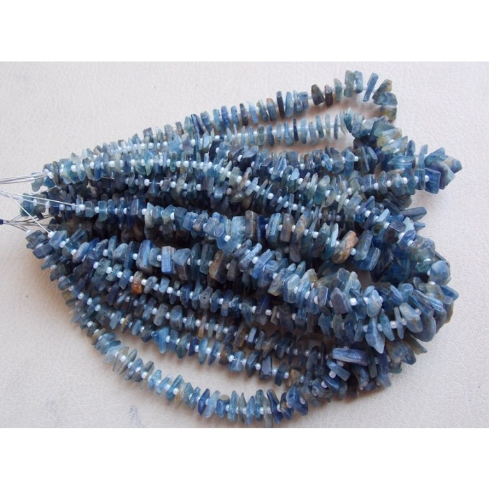 Natural Blue Kyanite Rough Beads,Anklets,Uncut,Nuggets,Chip 12Inchs Strand 10X5To6X5MM Approx,Wholesale Price,New Arrival RB7 | Save 33% - Rajasthan Living 10
