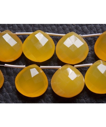 14X14MM,Yellow Chalcedony Faceted Hearts,Teardrop,Drop,Loose Bead,For Jewelry,Handmade Stone,Wholesale Price,New Arrival PME-CY2 | Save 33% - Rajasthan Living
