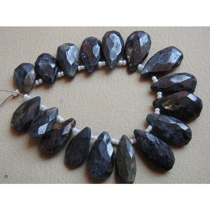 Natural Blue Kyanite Faceted Teardrop,Loose Stone,Drop,Handmade,For Making Jewelry 16Piece 21X11To13X10MM Approx Wholesaler Supplies BR5 | Save 33% - Rajasthan Living 9