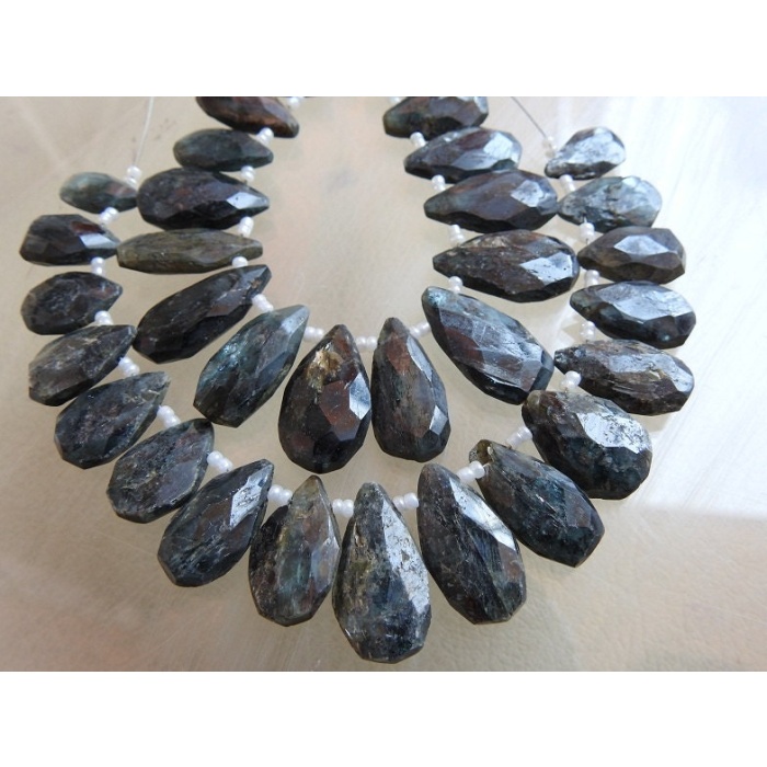 Natural Blue Kyanite Faceted Teardrop,Loose Stone,Drop,Handmade,For Making Jewelry 16Piece 21X11To13X10MM Approx Wholesaler Supplies BR5 | Save 33% - Rajasthan Living 10