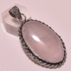 Amazing beautiful natural rose quartz gemstone 925 sterling silver pendent | Save 33% - Rajasthan Living 9