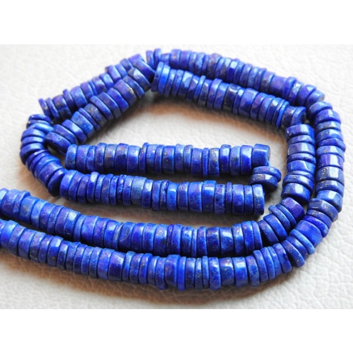 Lapis Lazuli Smooth Tyre,Coin,Button,Wheel Shape Beads,Loose Stone,Handmade,Wholesaler,Supplies,16Inch Strand,100%Natural,PME-T1 | Save 33% - Rajasthan Living 9