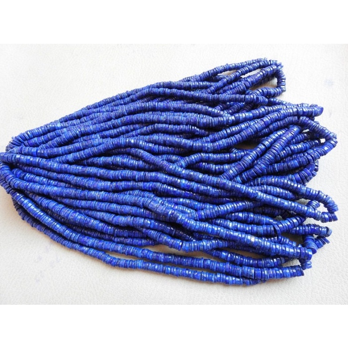 Lapis Lazuli Smooth Tyre,Coin,Button,Wheel Shape Beads,Loose Stone,Handmade,Wholesaler,Supplies,16Inch Strand,100%Natural,PME-T1 | Save 33% - Rajasthan Living 6